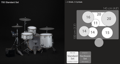EFNOTE PRO 700 Standard Set 電子鼓