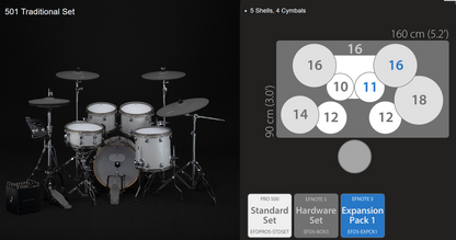 EFNote pro 501 電子鼓 Traditional Set